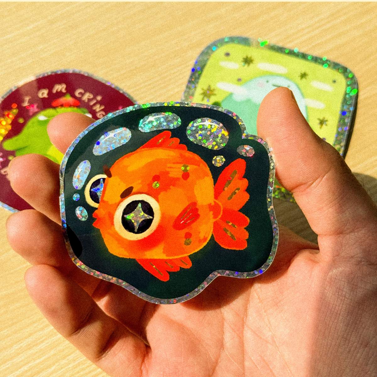 Star Fish Sparkly Sticker