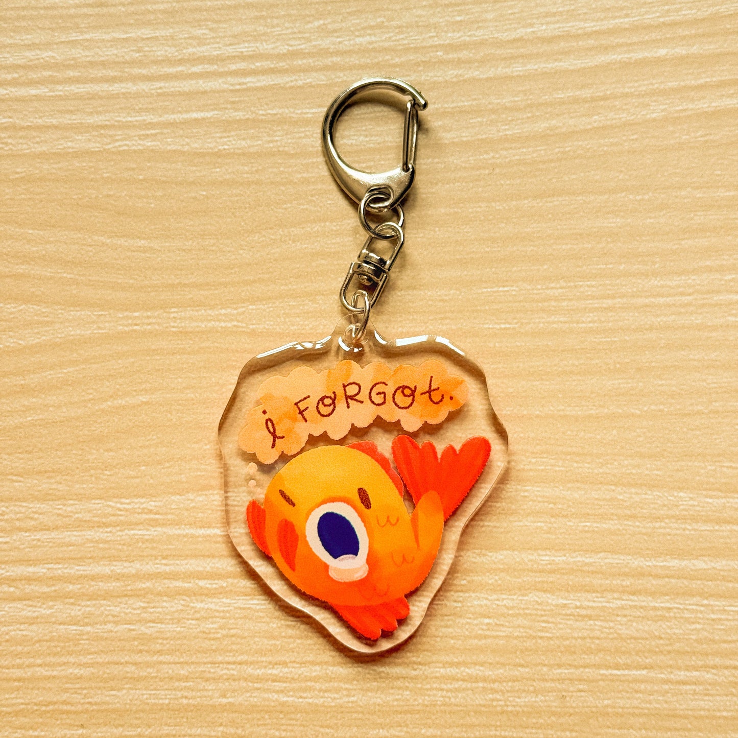 I Forgot Acrylic Charm