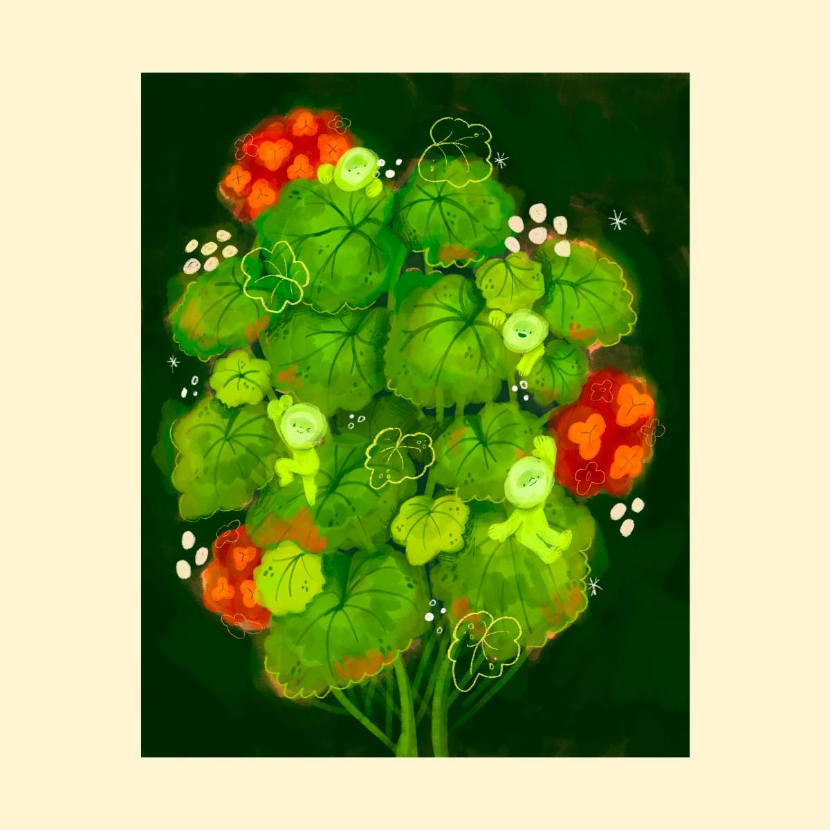 Garden Play Art Print