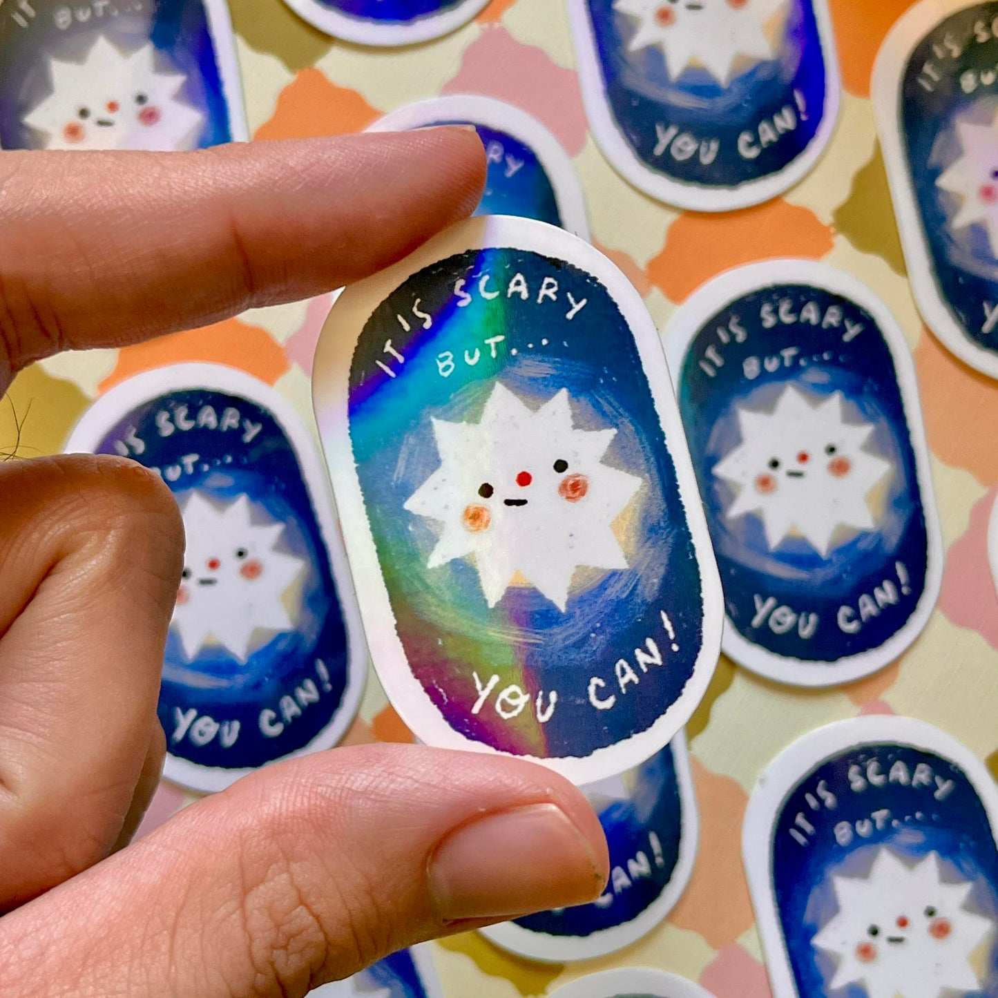 "You Can!" Waterproof Sticker