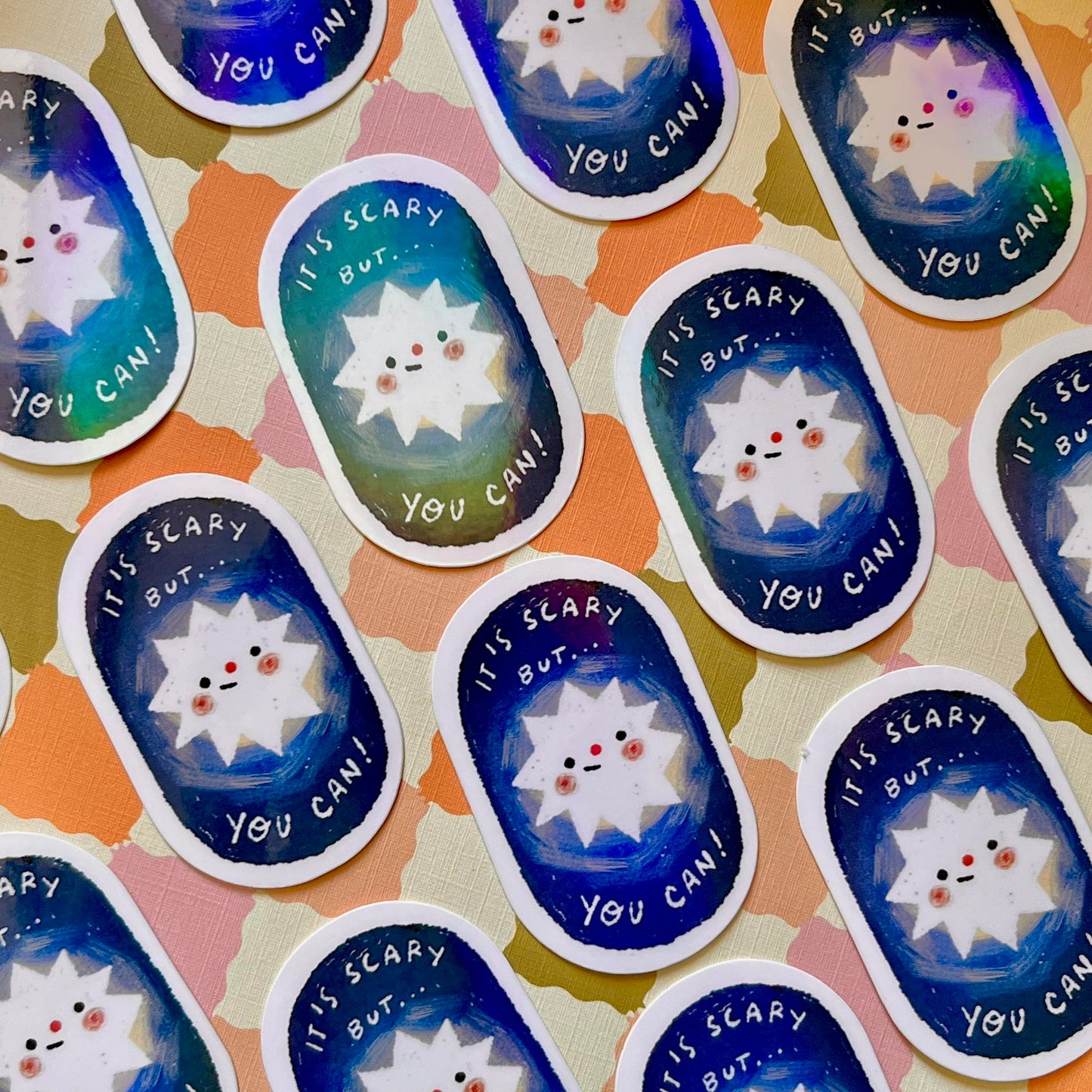 "You Can!" Waterproof Sticker