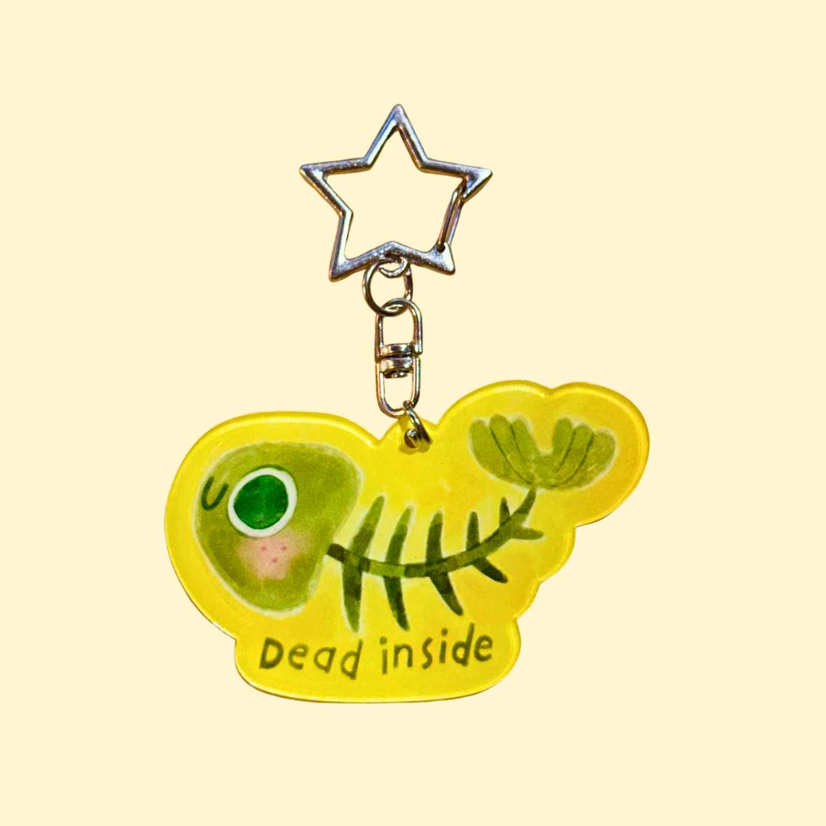 Dead Inside Acrylic Keychain