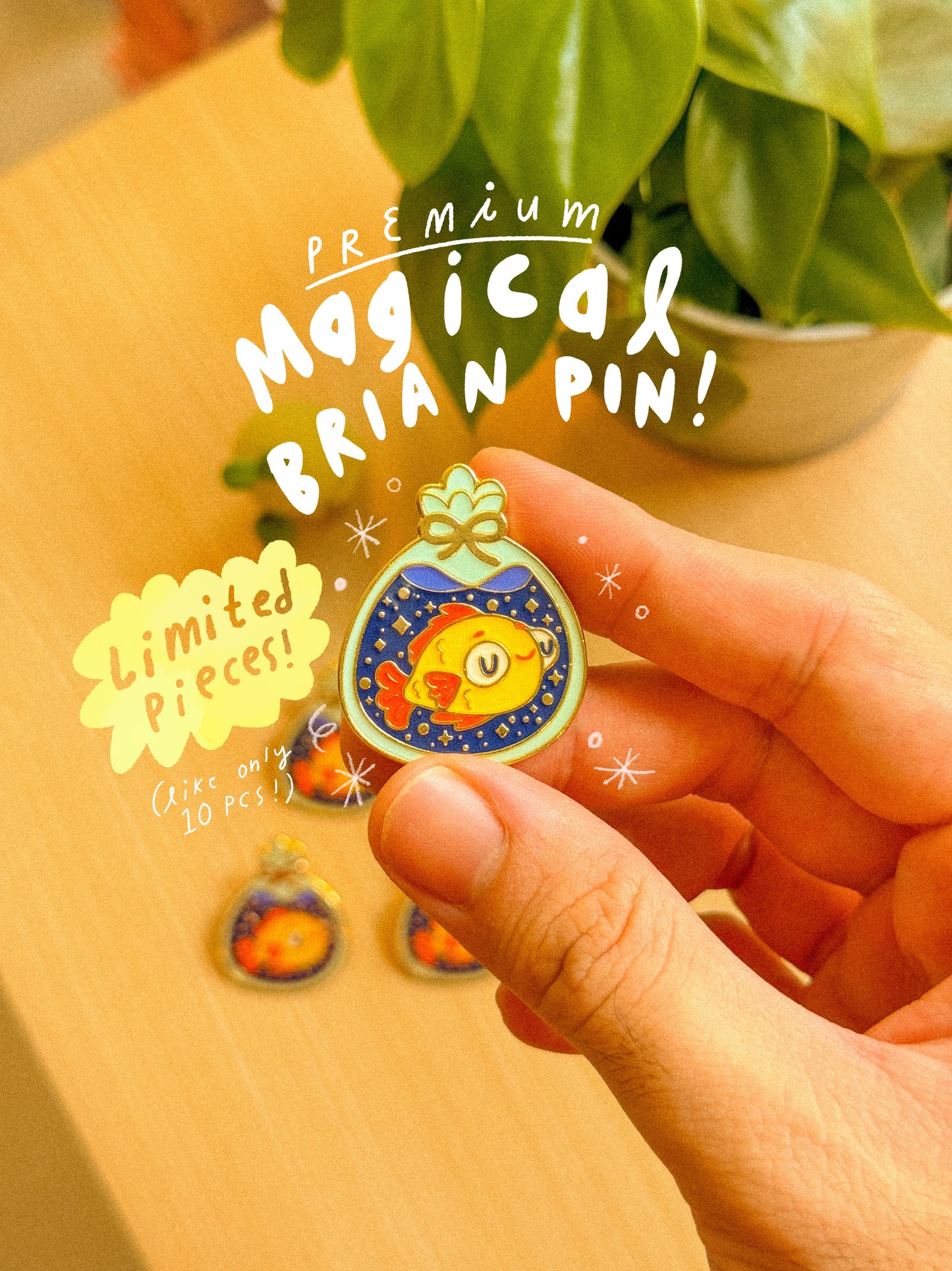 Magical Brian Limited Premium Enamel Pin