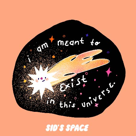 Existing Star Waterproof Sticker