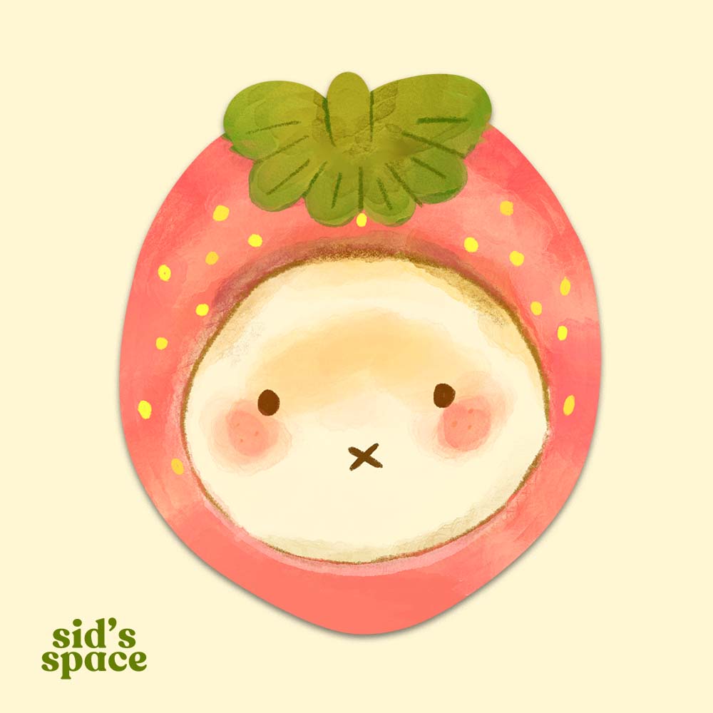 Miffy Berry Waterproof Vinyl Sticker