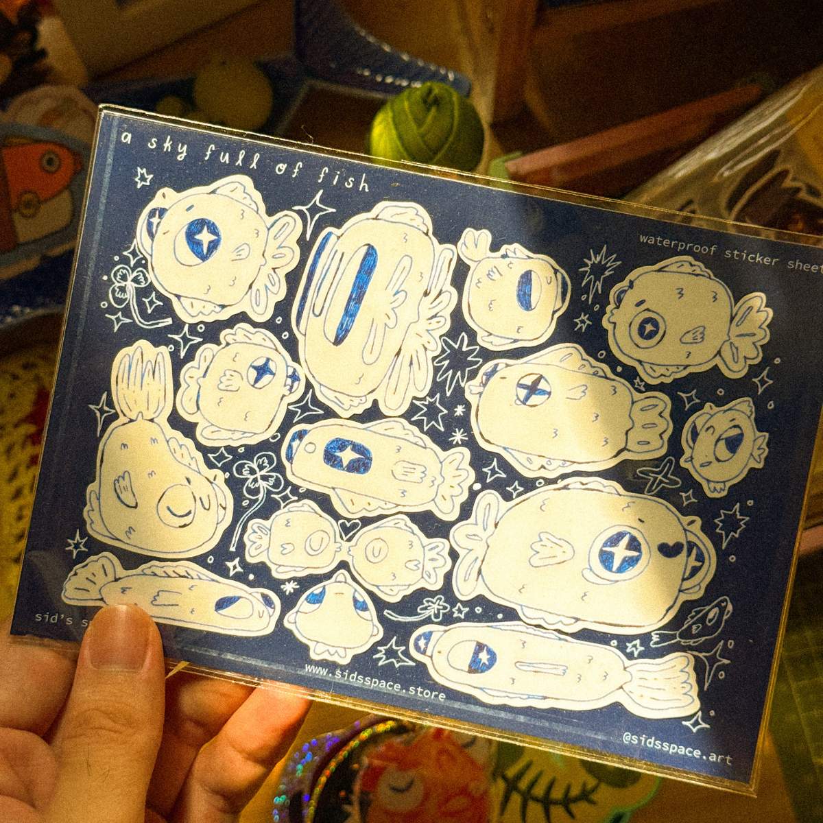 Sky full of fish Sticker Sheet