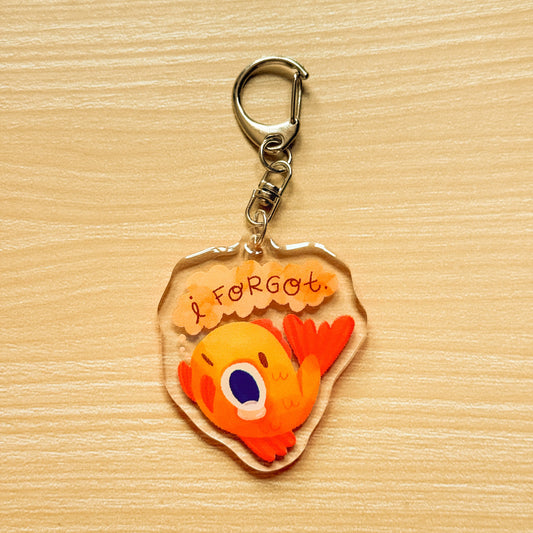 I Forgot Acrylic Charm