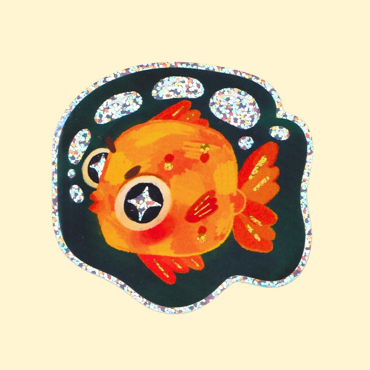Star Fish Sparkly Sticker