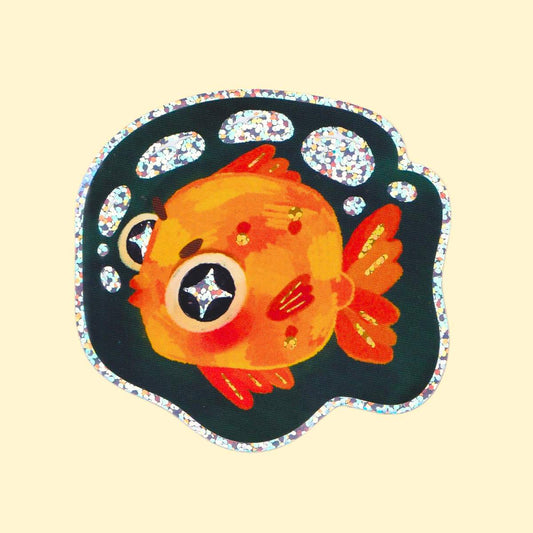 Star Fish Sparkly Sticker