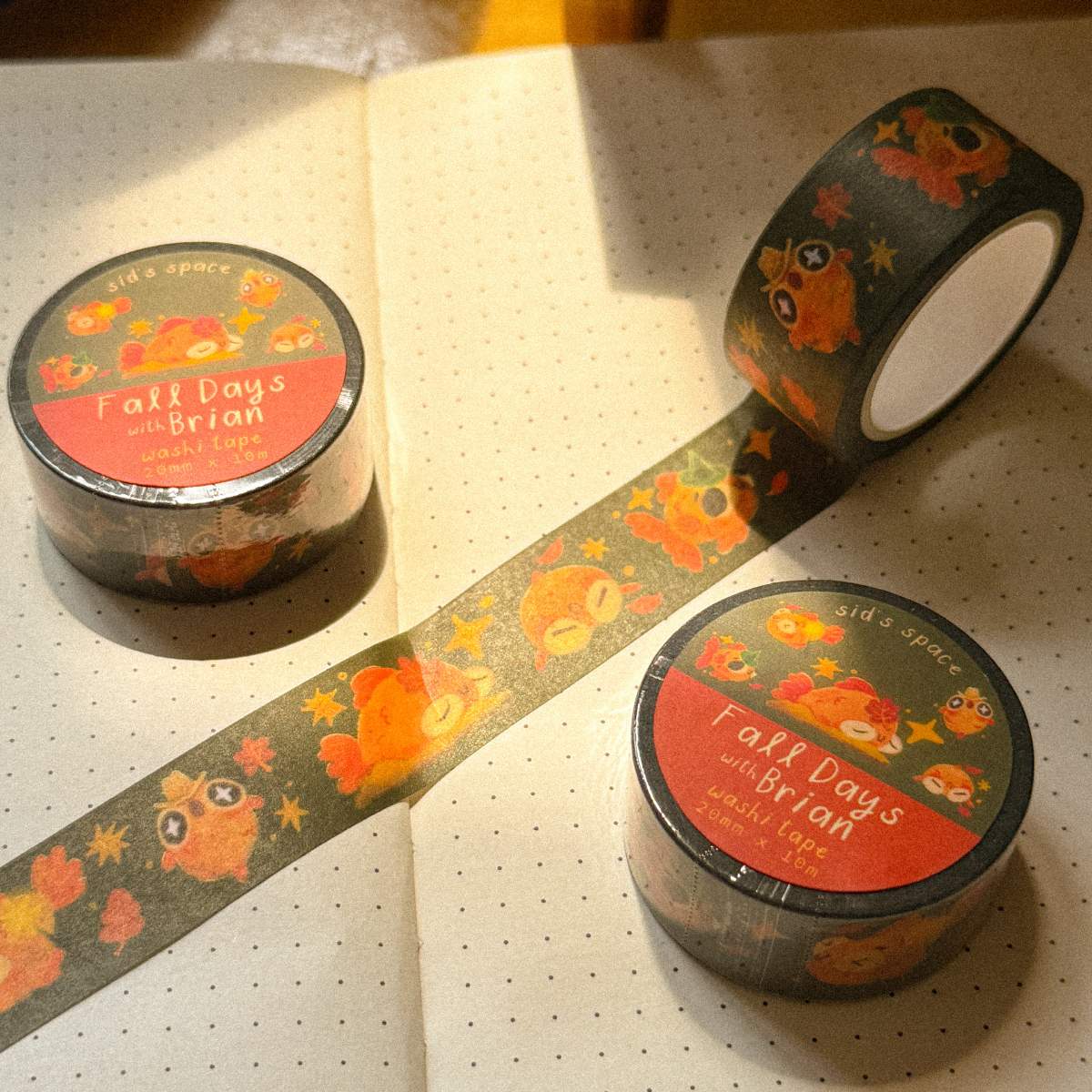 Fishy in Fall Washi Tape