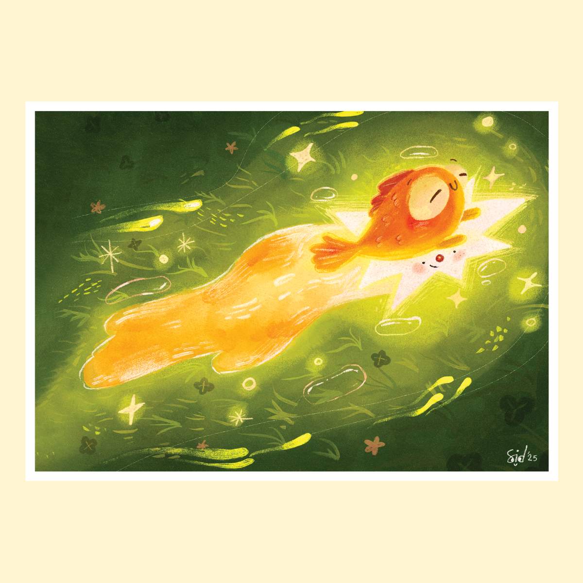 Following my star Art Print