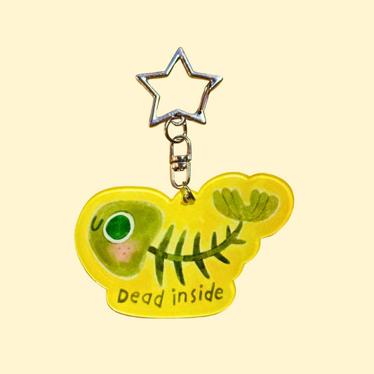 Dead Inside Acrylic Keychain